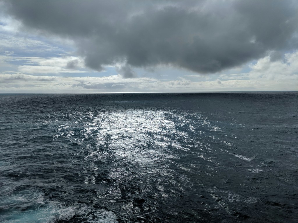 The open ocean - the high seas.